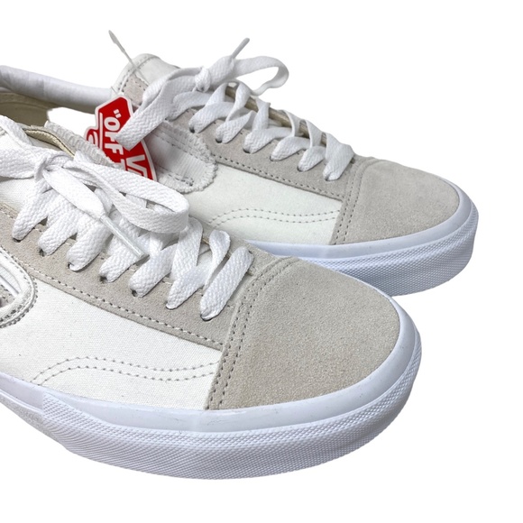 VANS Slip On Cream Check Sneakers Canvas Suede Shoes Skate Men Custom ALSU01255 - Picture 3 of 12